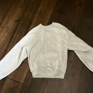 Gray sweatshirt